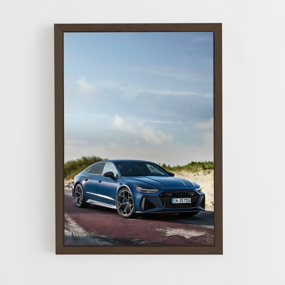Poster Plage et Performance – affiche Audi (vue 5)